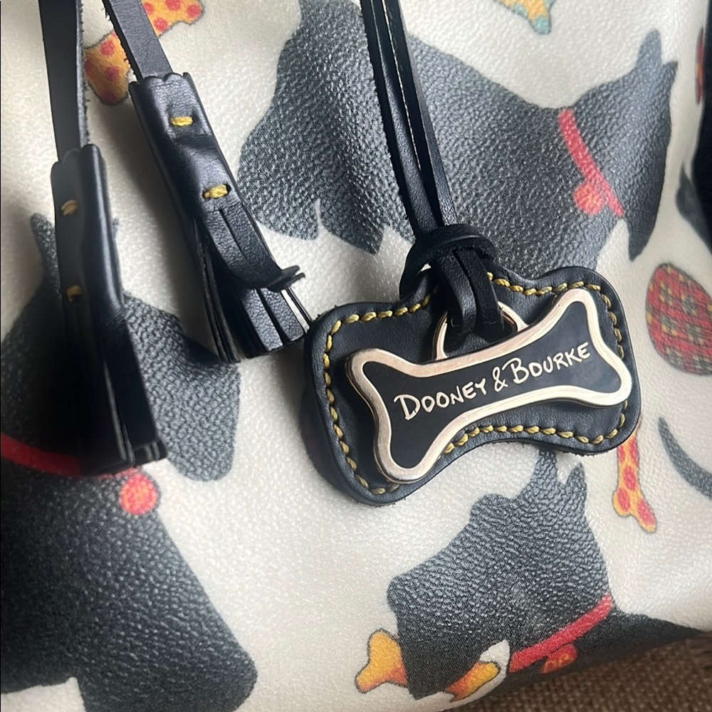 Dooney & Bourke Vintage Scottie Satchel - Picture 8 of 17